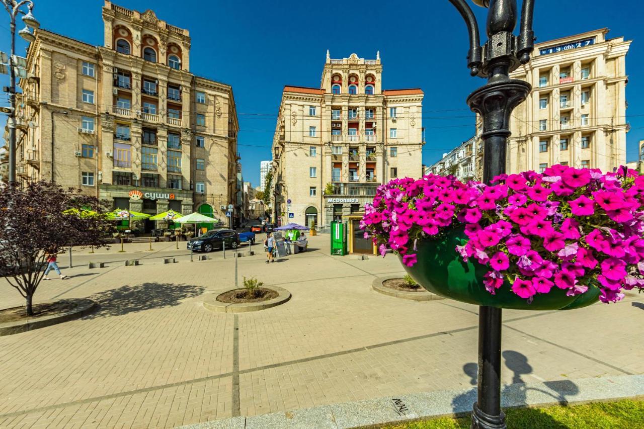 Однокімнатні Апартаменти На Майдані, Дистанційне Заселення 24Х7 Kyiv Exterior photo